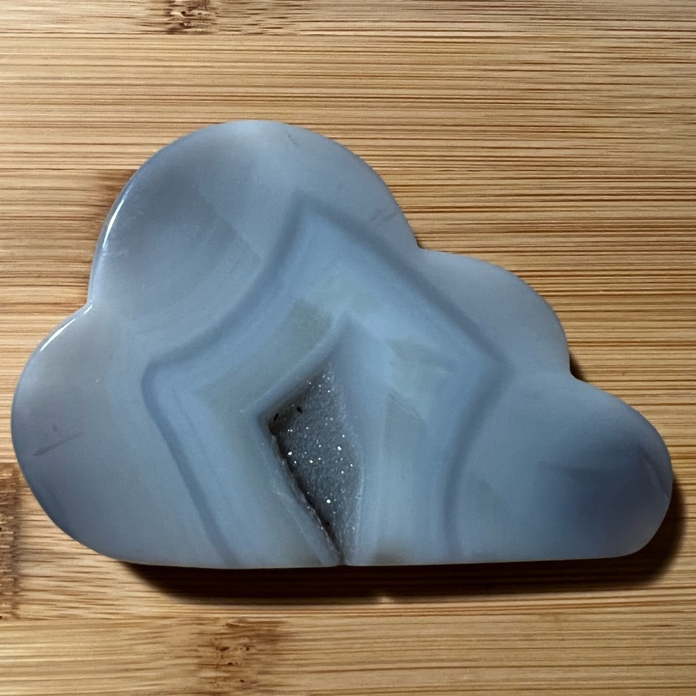Druzy Agate Cloud w/Stand